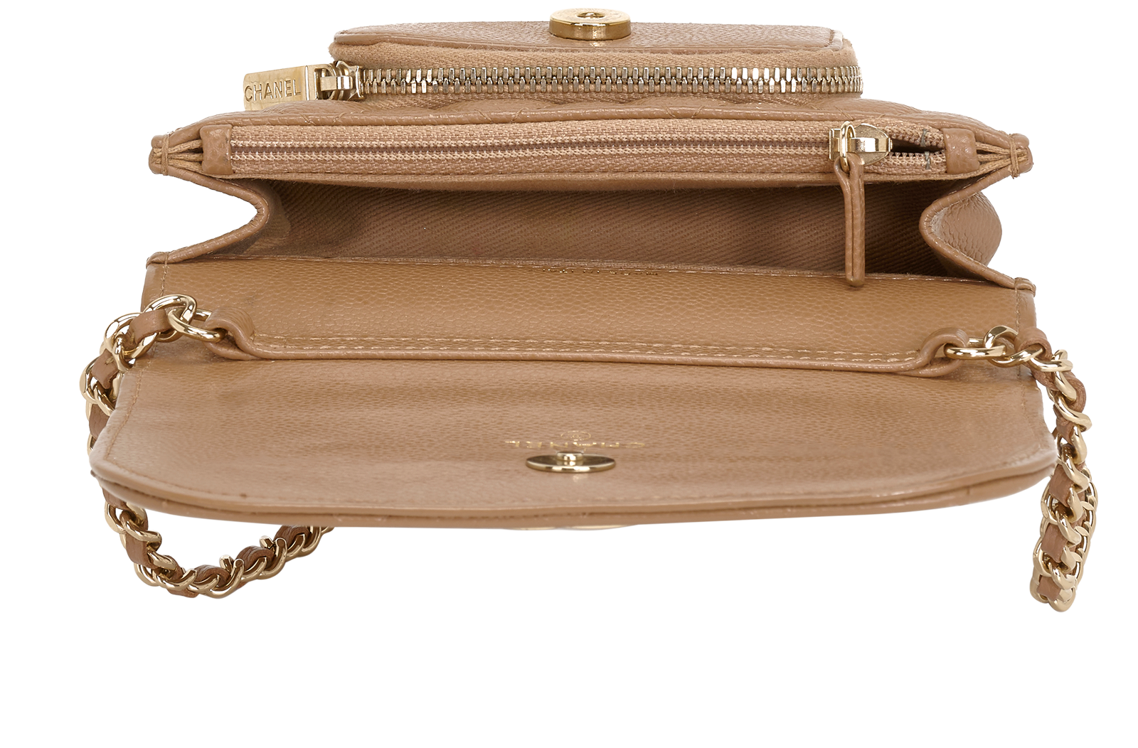 Mini Business Affinity, &pound;2,300, Handbags, Nude, Leather, Inside view